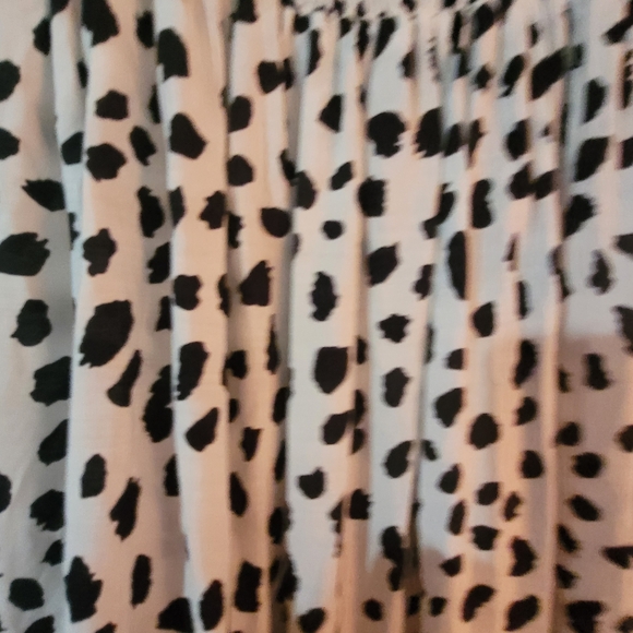 R.Vivimos NWT black/white polka dot maxi dress Size 4/6 - Picture 7 of 9